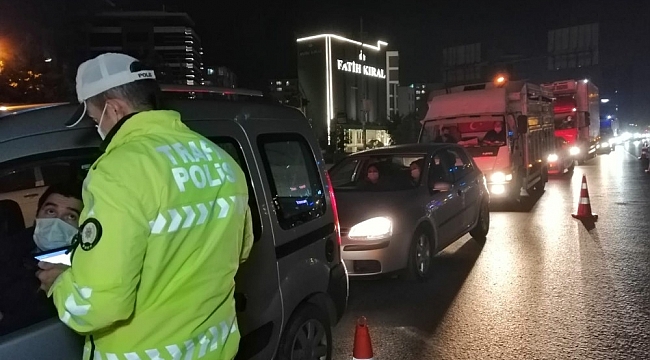 Kısıtlama denetimleri başladı, uymayanlara cezai işlem uygulandı