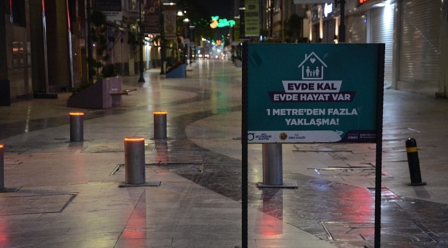 Kısıtlamanın ikinci haftasında Ordu sokakları ıssız kaldı