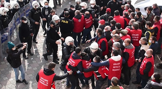 Kocaeli'den Ankara'ya yürümek isteyen işçilere polis müdahalesi: 95 gözaltı
