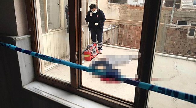 Konya'da apartman boşluğunda şüpheli ölüm