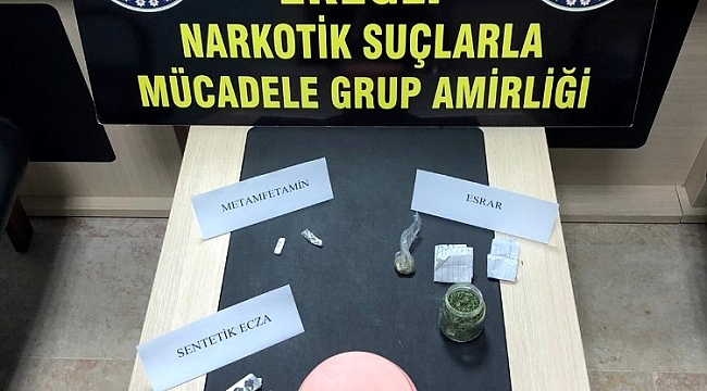 Konya'da uyuşturucuya 3 tutuklama