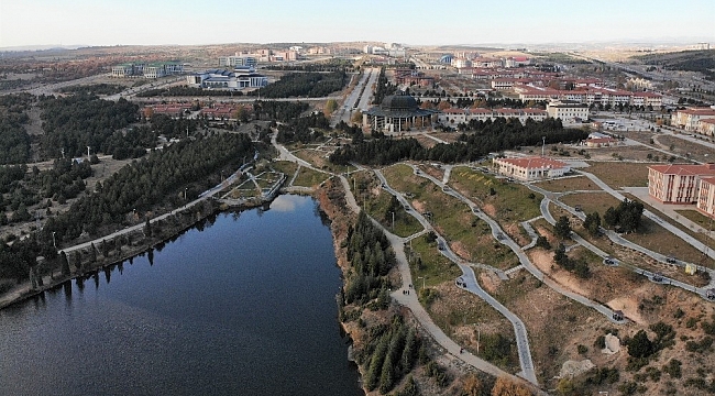 Kütahya'daki 'Saklıgöl' havadan görüntülendi
