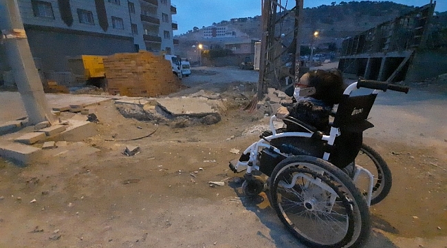 Mazıdağı'nda engelli vatandaşlara 'pano' engeli