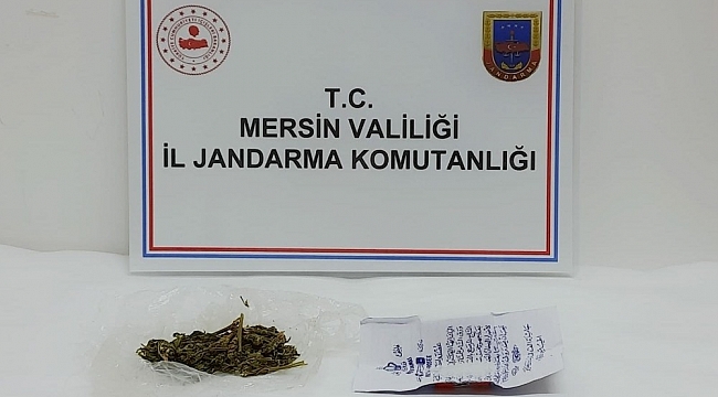 Mersin'de uyuşturucu satan 1 kişi tutuklandı
