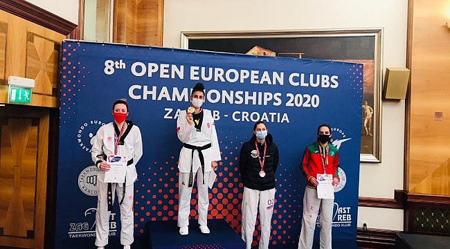Milli taekwondoculardan 2 altın, 2 gümüş, 1 bronz madalya