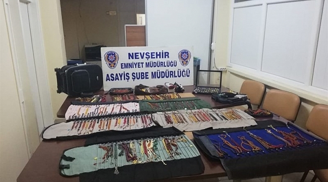 Nevşehir'de tespih hırsızları yakalandı