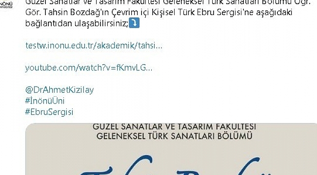 Online ebru sergisine ilgi