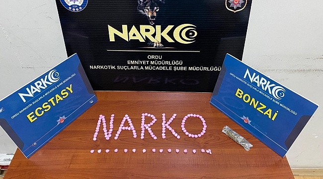 Ordu'da uyuşturucu operasyonları