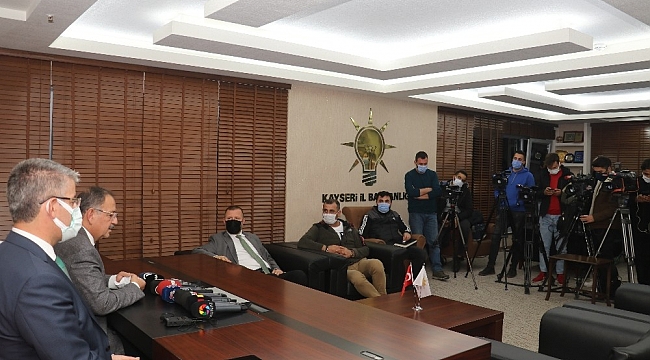 Özhaseki, Kayseri'deki kamu yatırımları ile Kayseri projelerini değerlendirdi