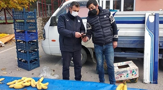 Pazar esnafına HES kodu sorgulaması yapıldı