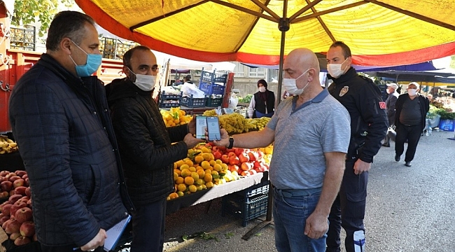Pazar yerlerinde HES kodu uygulaması