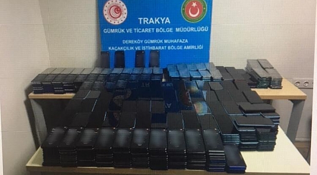 Piyasa değeri yaklaşık 3 milyon TL olan cep telefonu ele geçirildi