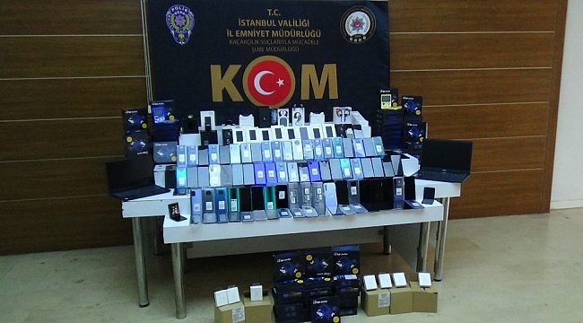 Polisten kaçak cep telefonu operasyonu