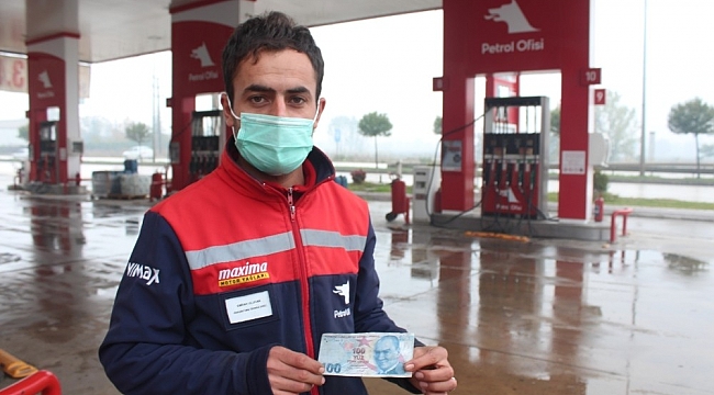 Pompacıya sahte para verip gazladı