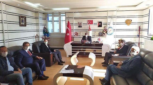 Rektör Kazım Uysal'ın Altıntaş ziyareti