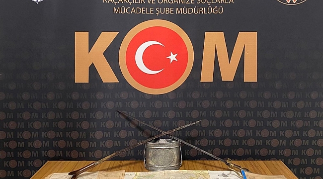 Rize'de tarihi eser operasyonu: 1 gözaltı