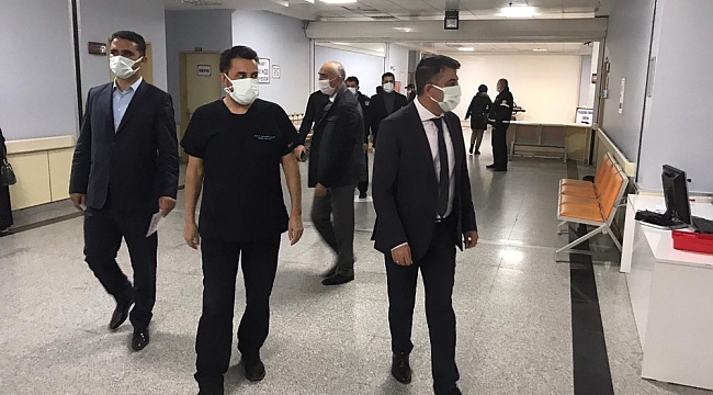 Sağlık Müdürü Sünnetçioğlu'ndan hastane ziyareti