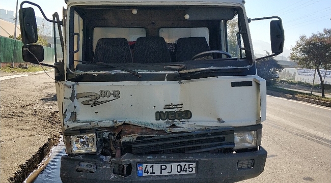 Samsun'da 3 kamyonun karıştığı zincirleme kaza: 2 yaralı