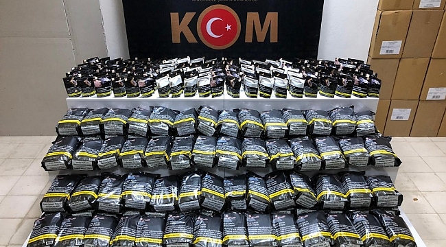 Samsun'da kaçak tütün operasyonu