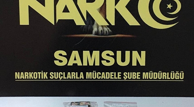 Samsun'da uyuşturucu operasyonu: 2 gözaltı