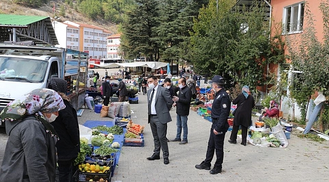 Şaphane'de pazar denetimleri sıkılaştırıldı