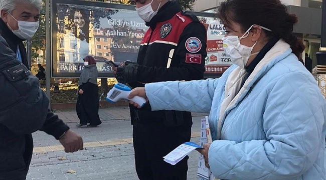 Şehrin işlek cadde ve sokaklarında "HES kodu" sorgulaması