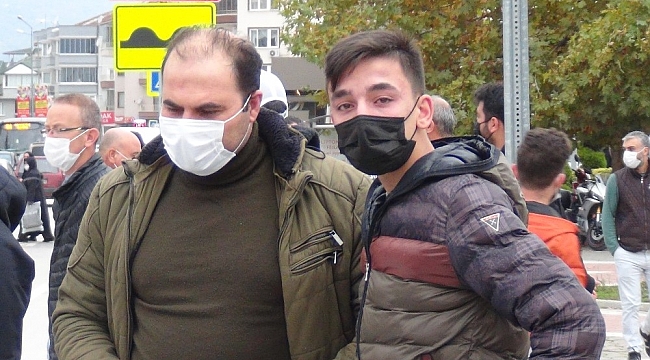 Seyir halindeki otomobil yandı, genç sürücü gözyaşlarına boğuldu