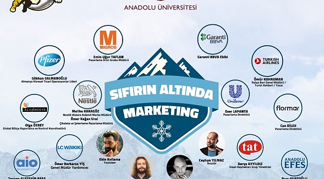 Sıfırın Altında Marketing'te iş ve medya dünyasının başarılı isimleri ve öğrenciler 15'inci kez buluşuyor