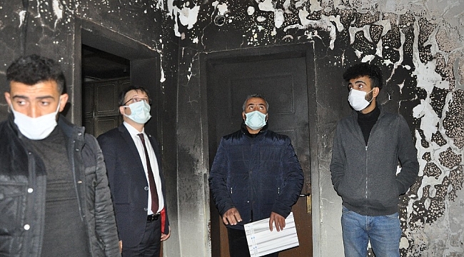 Şırnak Valiliği evi yanan ailenin yaralarını sardı