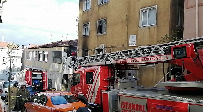 Şişli'de yangın paniği