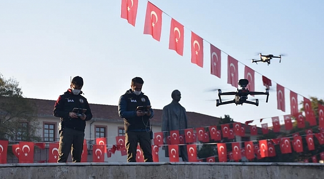 Sokağa çıkma kısıtlamasında droneli denetim