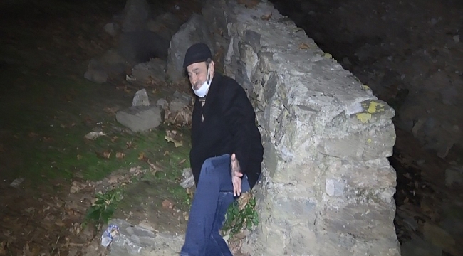 Sokağa çıkma kısıtlamasını ormanda geçirmeye karar verince başına gelmeyen kalmadı