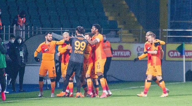 Süper Lig: Çaykur Rizespor: 0 - Galatasaray: 4