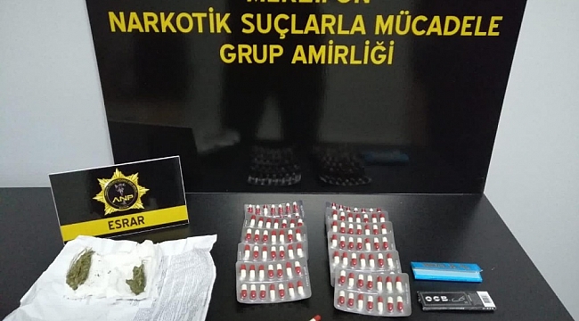 Şüphe üzerine durdurulan araçtaki 3 kişi gözaltına alındı