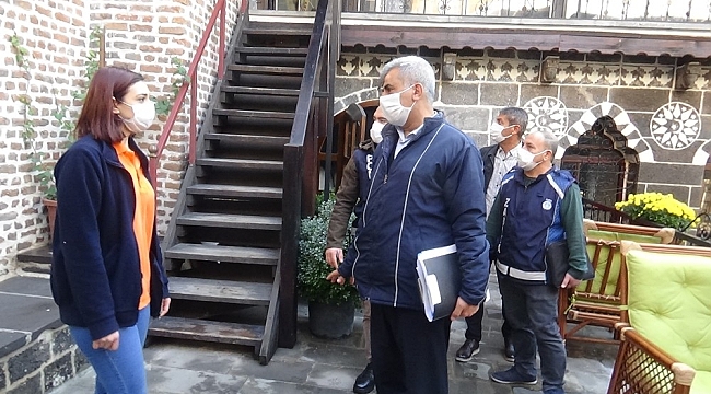 Sur'da korona virüs denetimi
