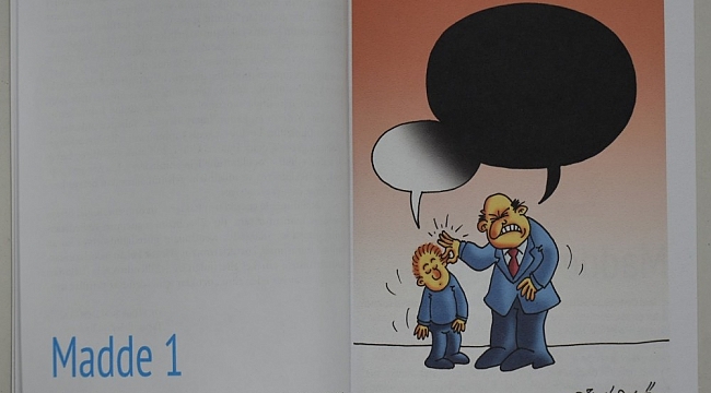 Tarsus Belediyesinden çocuklara 'Karikatürlerle Çocuk Hakları Sözleşmesi' kitabı