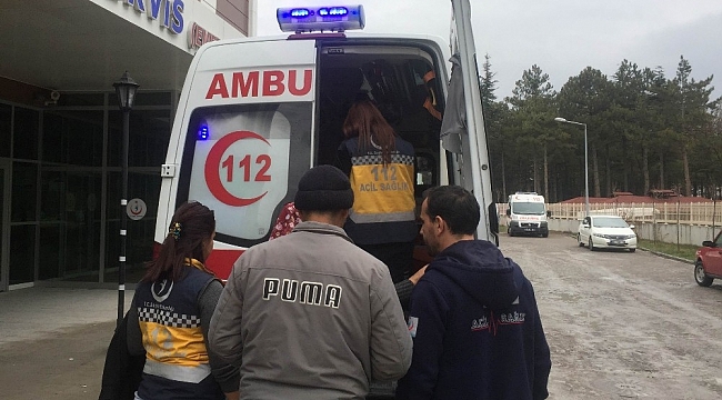 Tavanda bakım yaparken aşağıya düştü