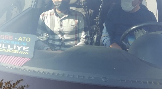 TEM'de durdurulan ticari taksiden 5 düzensiz göçmen çıktı