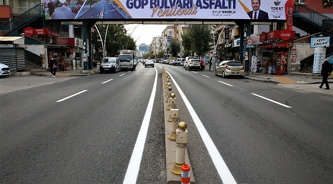 Tokat'ta 24 yıllık yol yenilendi