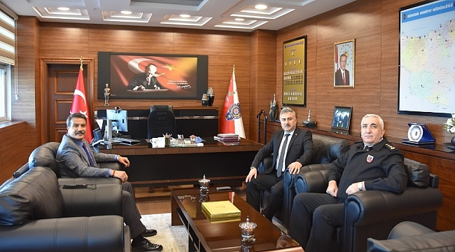Trabzon'dan Giresun Emniyet Müdürlüğü'ne nezaket ziyareti
