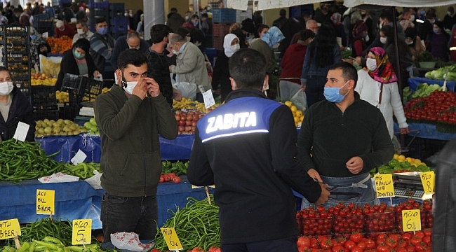 Vakaların arttığı İzmir'de pazar yerlerindeki denetimler sıklaştırıldı