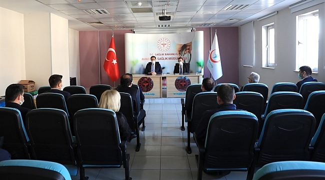 Vali Masatlı'dan sağlık yöneticileriyle korona virüs toplantısı