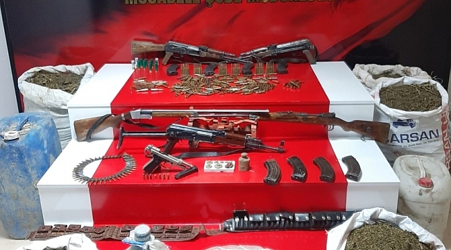 Van'da silah ve uyuşturucu madde operasyonu