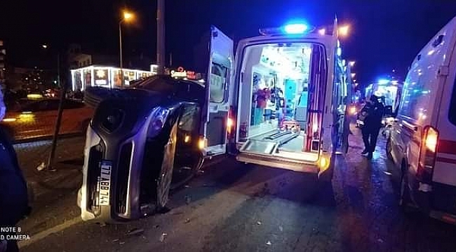 Yalova'da ambulans otomobil ile çarpıştı: 2 yaralı