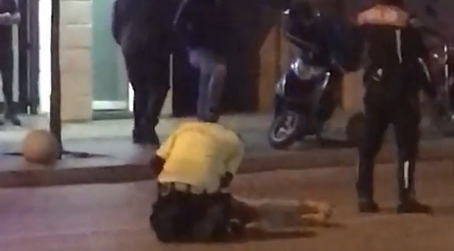 Yaralıya ilk müdahaleyi polis yaptı