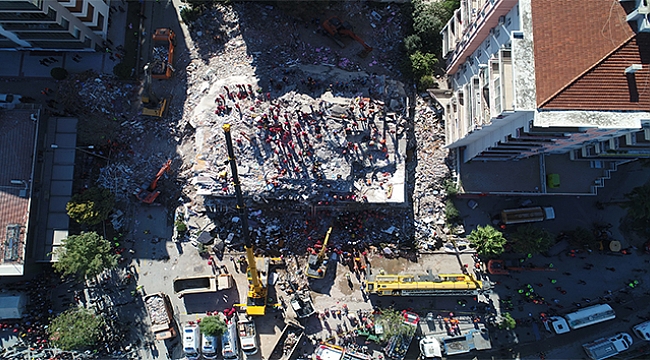 Yıkılan binalarla ilgili 9 gözaltı