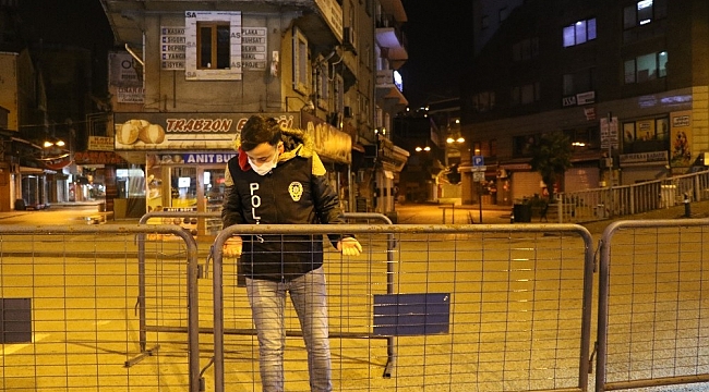 Zonguldak'ta sokağa çıkma kısıtlaması başladı