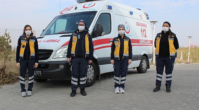 112'nin kadın ambulans sürücüleri