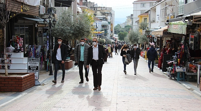 56 saatlik kısıtlamanın ardından Aydın sokakları hareketlendi