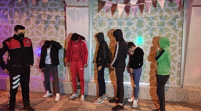 6 kişiyle kaçmaya çalışan taksi şoförünü yunus timleri durdurdu
